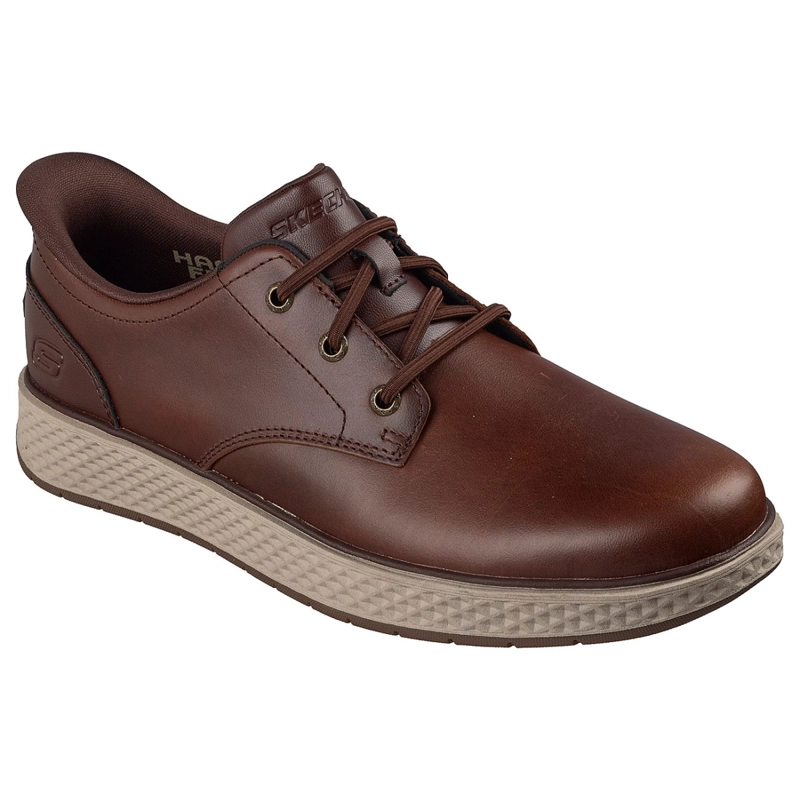 ZAPATOS SKECHERS HOMBRE SLIP-INS BURKETT LONZO CAFE - 2