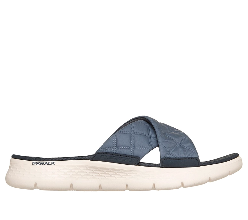SANDALIAS SKECHERS MUJER GO WALK FLEX SANDAL AZUL - 1