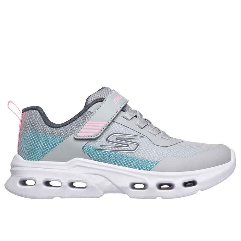 ZAPATILLAS SKECHERS NIÑA GLIDE-STEP DRIFT GRIS - 1