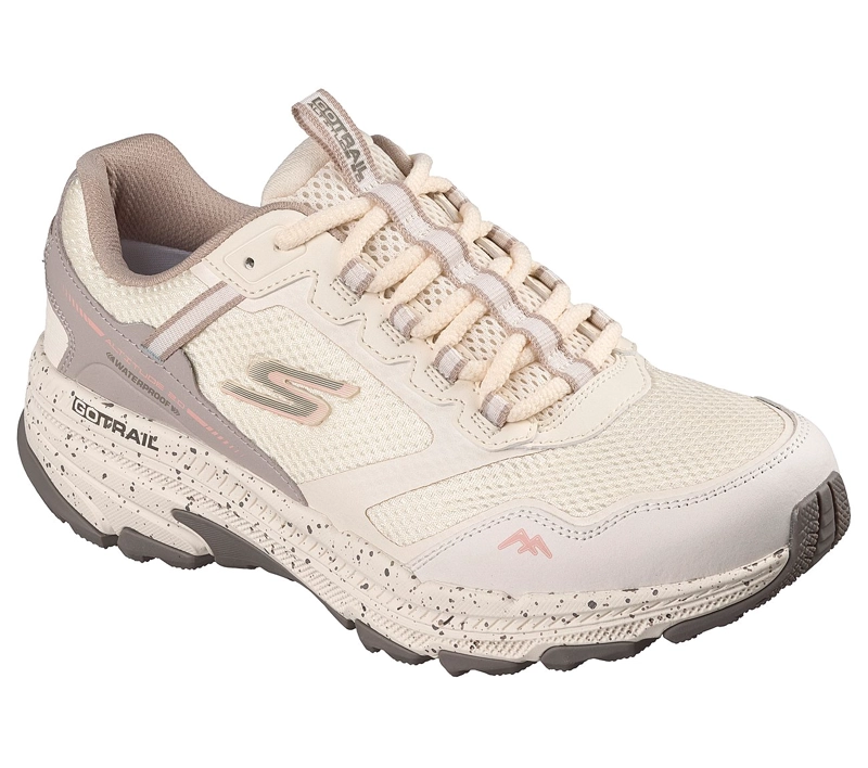 ZAPATILLAS SKECHERS MUJER WATERPROOF GO RUN TRAIL BEIGE - 5