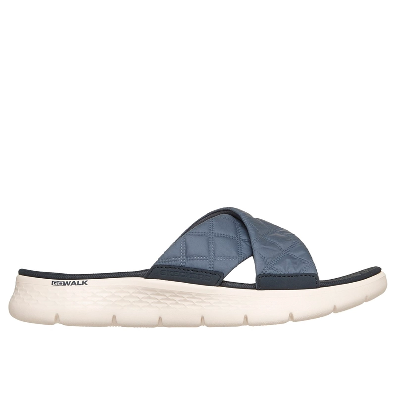 SANDALIAS SKECHERS MUJER GO WALK FLEX SANDAL AZUL - 1
