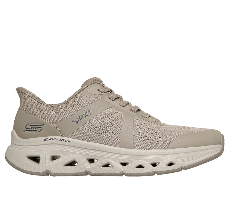 ZAPATILLAS SKECHERS HOMBRE SLIP-INS BOBS SPORT ARC BEIGE - 1