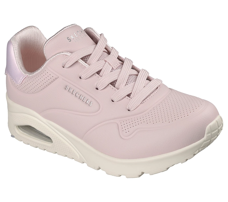 ZAPATILLAS SKECHERS MUJER UNO SAVVY DEBON-AIR ROSADO - 5