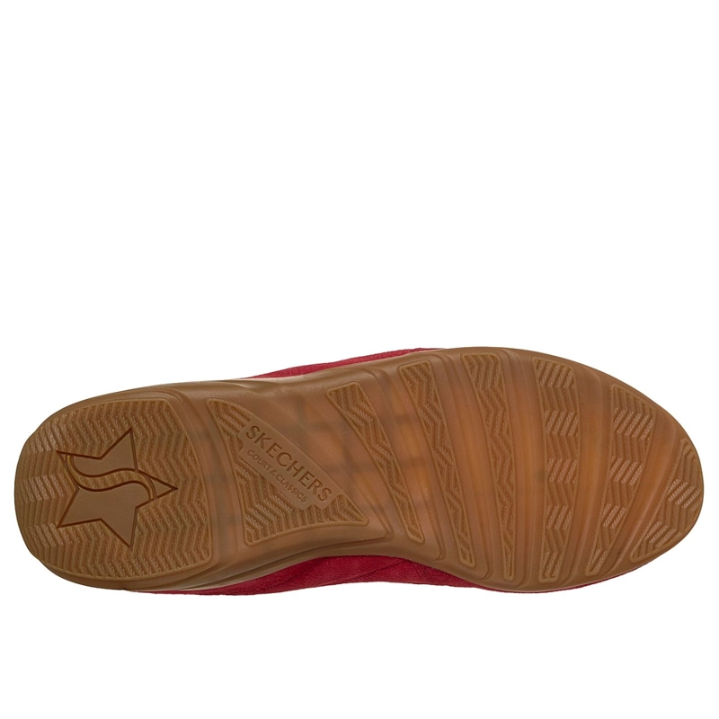 ZAPATOS SKECHERS MUJER COURT RACER CITY BELLE ROJO - 3
