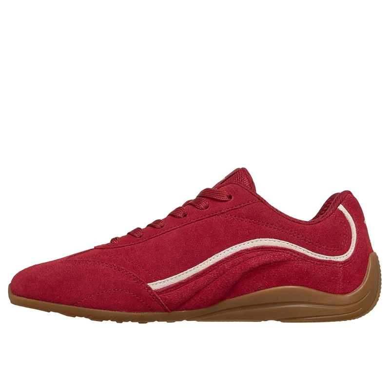 ZAPATOS SKECHERS MUJER COURT RACER CITY BELLE ROJO - 4