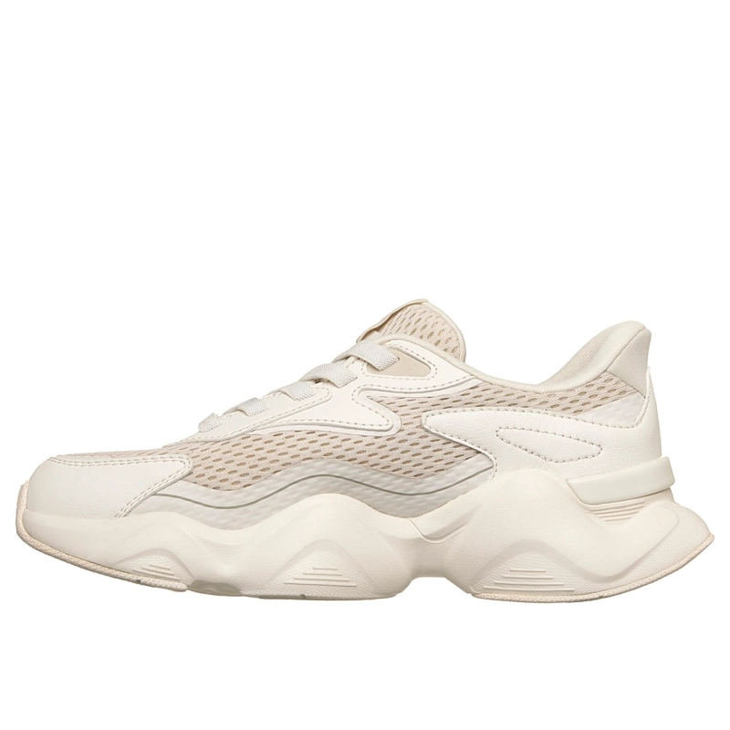 ZAPATILLAS SKECHERS MUJER SLIP-INS MARK NASON STREET BLANCO - 4