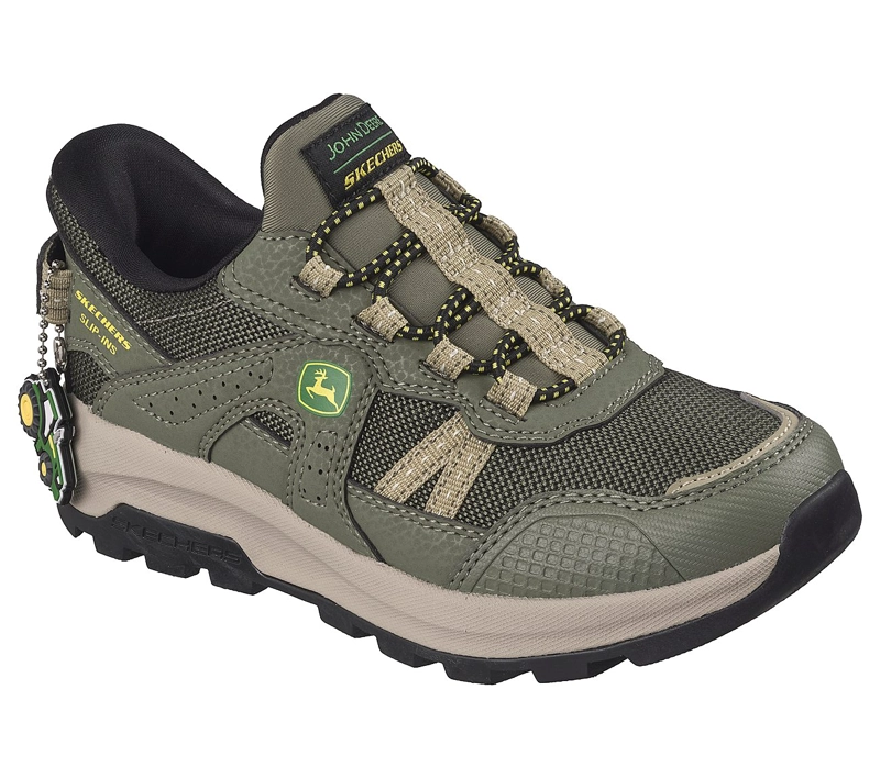 ZAPATILLAS SKECHERS NIÑO SLIP-INS JOHN DEERE STORM VERDE - 5