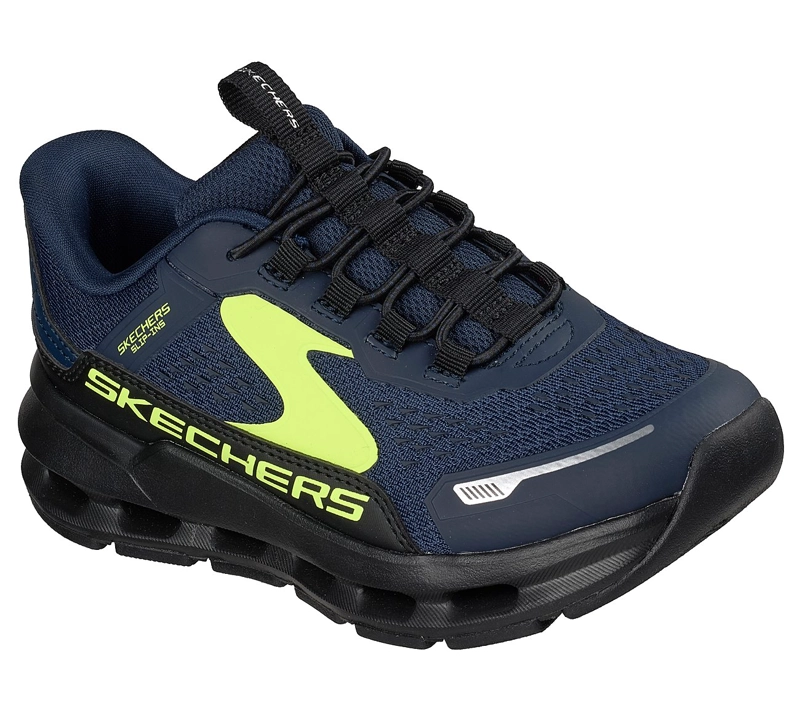 ZAPATILLAS SKECHERS NIÑO SLIP-INS GLIDE-STEP PLUS AZUL - 5
