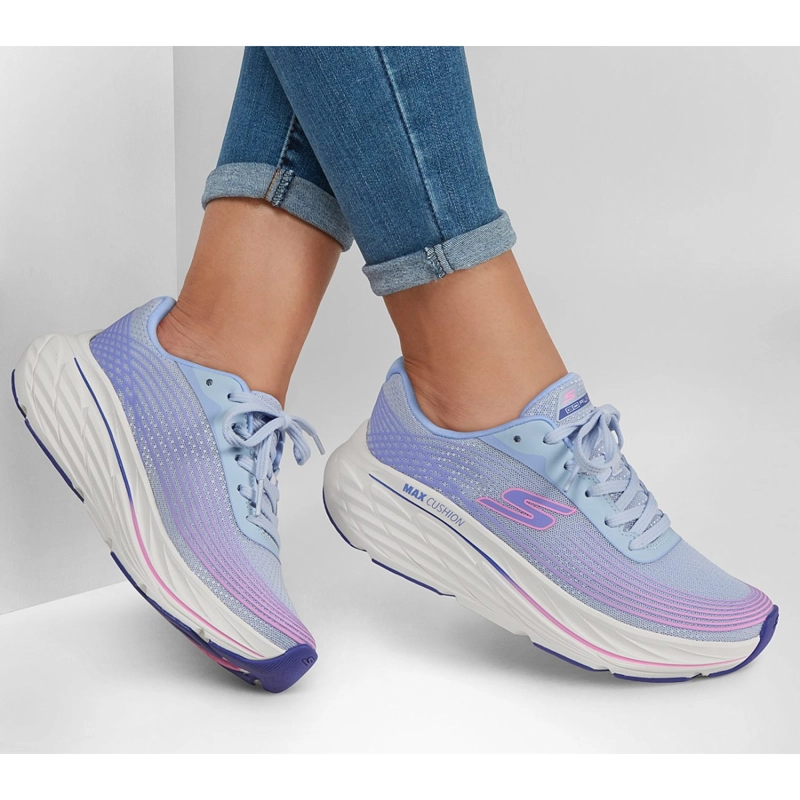 ZAPATOS SKECHERS MUJER SLIP-INS MAX ELITE 3 VALARES CELESTE - 2