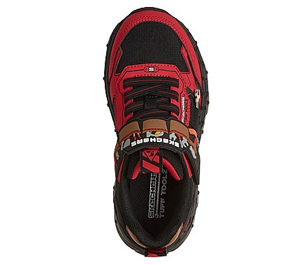 ZAPATOS SKECHERS NIÑO MEGA-FLEX LITE TUFF TOOLZ ROJO - 1