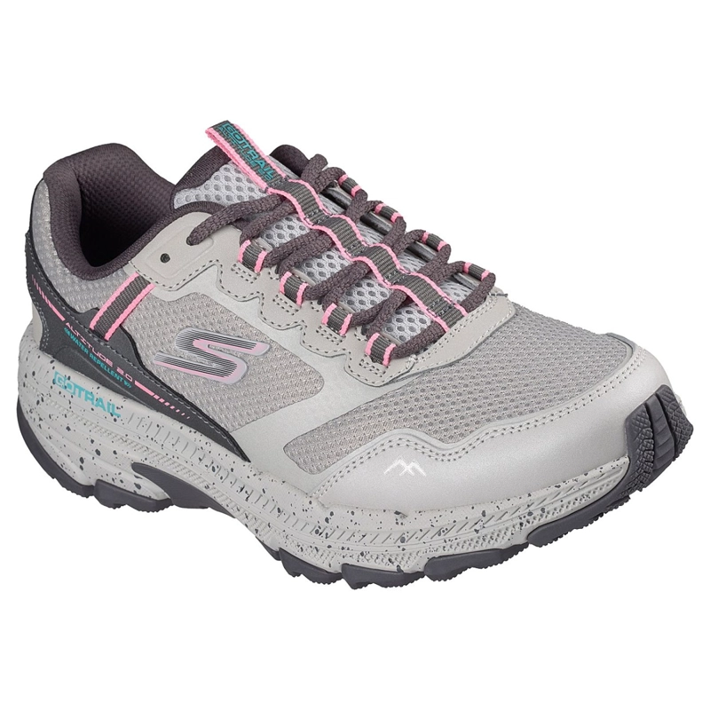 ZAPATILLAS SKECHERS MUJER SLIP-INS GO RUN TRAIL GRIS - 2