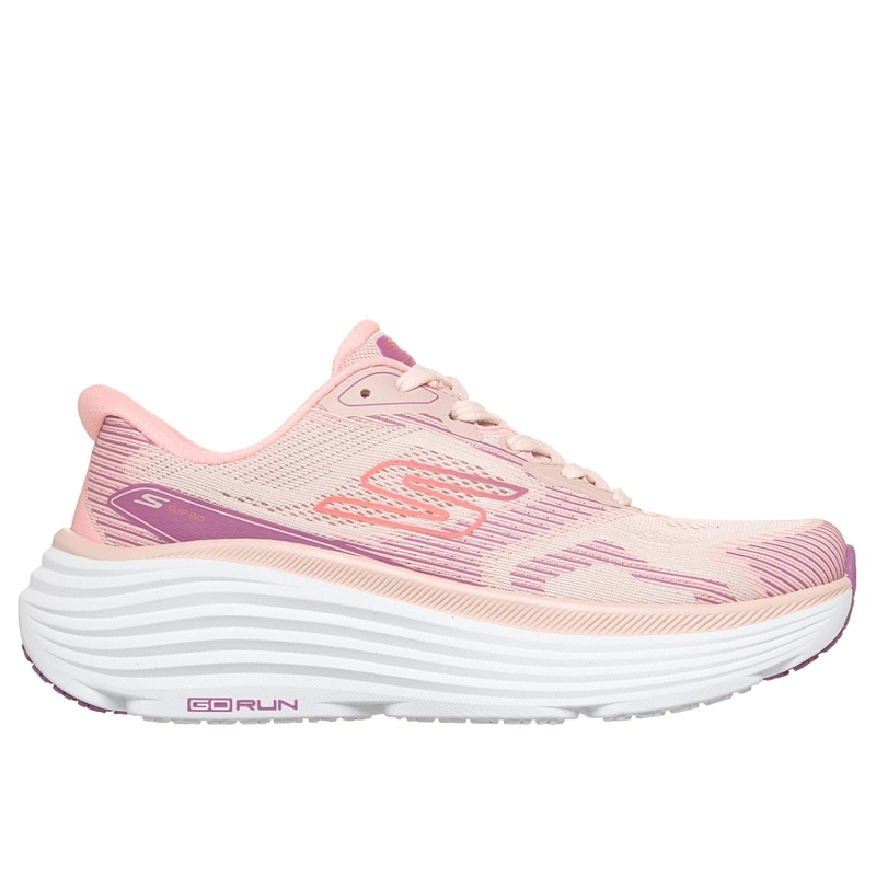 ZAPATILLAS SKECHERS MUJER SLIP-INS MAX CUSHIONING ROSADO - 1