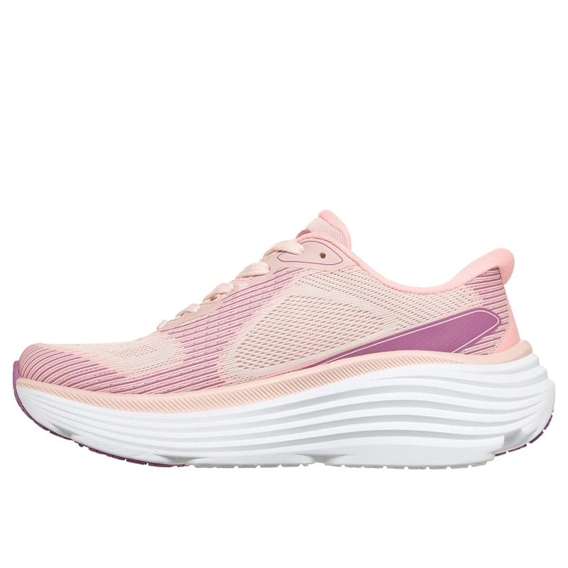 ZAPATILLAS SKECHERS MUJER SLIP-INS MAX CUSHIONING ROSADO - 4