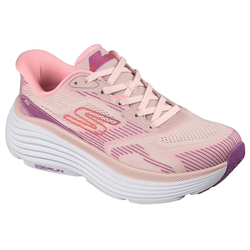 ZAPATILLAS SKECHERS MUJER SLIP-INS MAX CUSHIONING ROSADO - 5