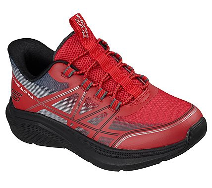 ZAPATILLAS SKECHERS NIÑO SLIP-INS MICROSPEC VELOCITY ROJO - 2