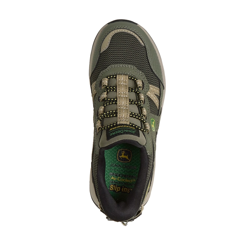 ZAPATILLAS SKECHERS NIÑO SLIP-INS JOHN DEERE STORM VERDE - 2