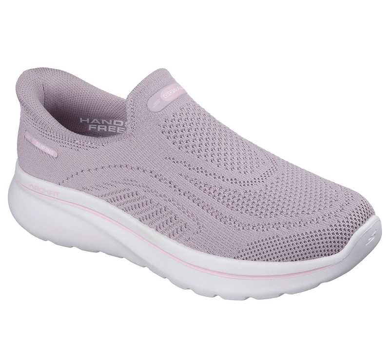 ZAPATILLAS SKECHERS MUJER SLIP-INS RELAXED FIT GO MORADO - 5