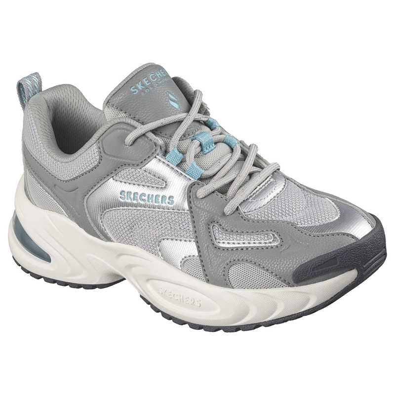 ZAPATILLAS SKECHERS MUJER UNO RYZE GRIS - 2