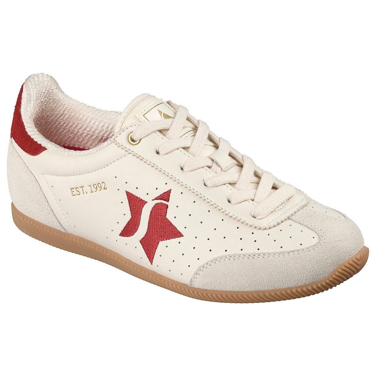 ZAPATILLAS SKECHERS MUJER MIDCITY CITY CRUSH BEIGE - 5