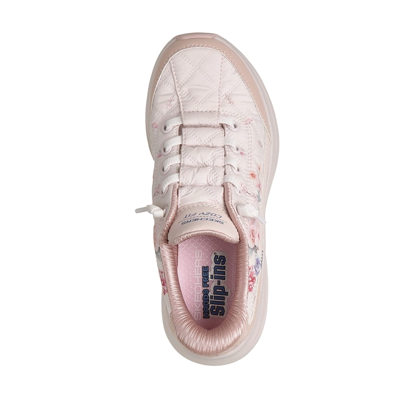 ZAPATILLAS SKECHERS NIÑA SLIP-INS CONTOUR FOAM ROSADO - 2