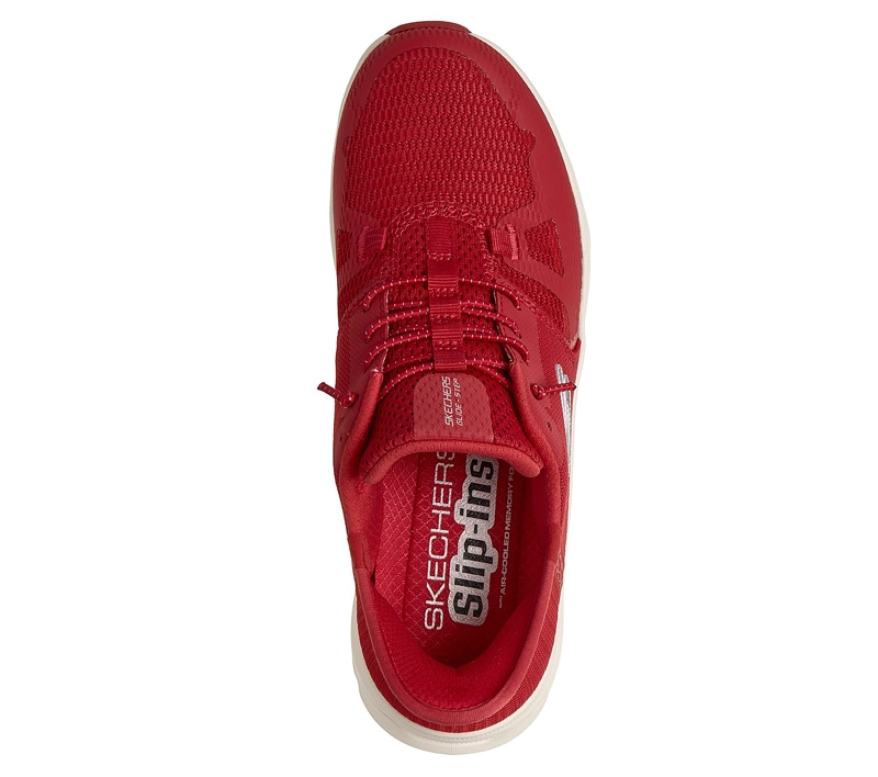 ZAPATILLAS SKECHERS MUJER SLIP-INS GLIDE-STEP PRO ROJO - 2