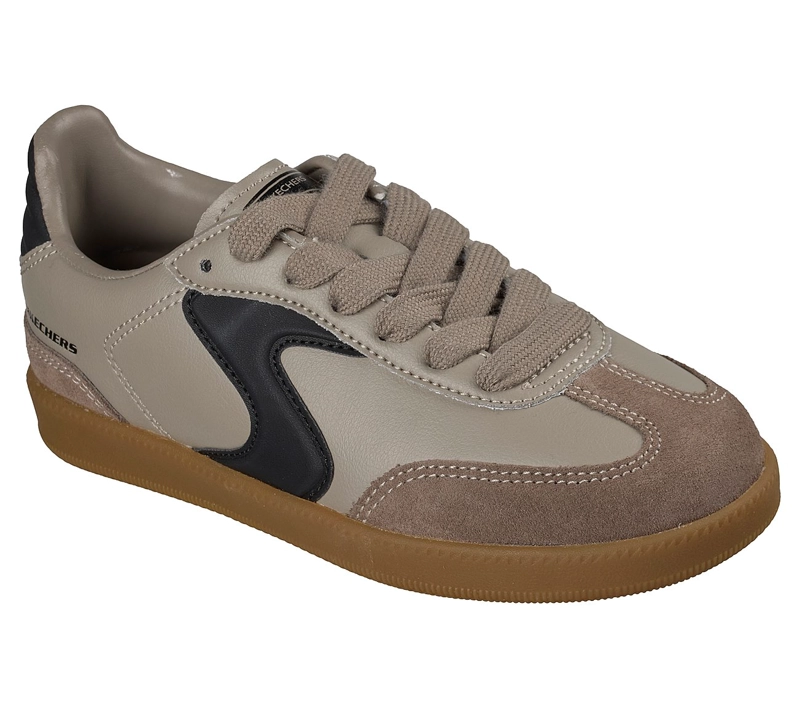 ZAPATILLAS SKECHERS NIÑO HOTSHOT JUNIOR VARSITY BEIGE - 2