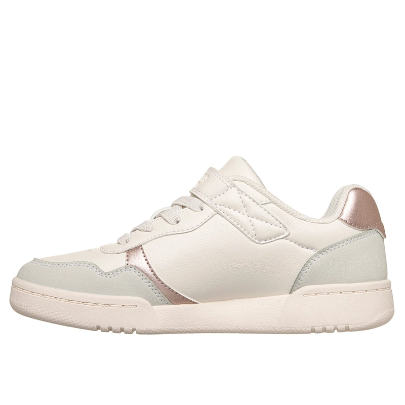 ZAPATILLAS SKECHERS NIÑA QUICK STREET STAR CHARM BEIGE - 4