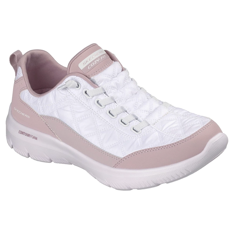 ZAPATILLAS SKECHERS MUJER SLIP-INS SUMMITS CONTOUR MORADO - 5