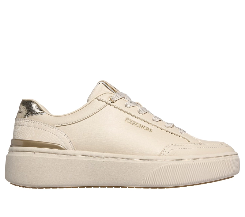 ZAPATILLAS SKECHERS MUJER CENTRAL EVERYDAY ICON BEIGE - 1
