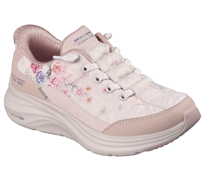 ZAPATILLAS SKECHERS NIÑA SLIP-INS CONTOUR FOAM ROSADO - 5