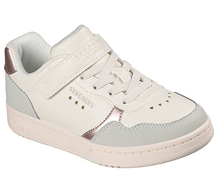 ZAPATILLAS SKECHERS NIÑA QUICK STREET STAR CHARM BEIGE - 4