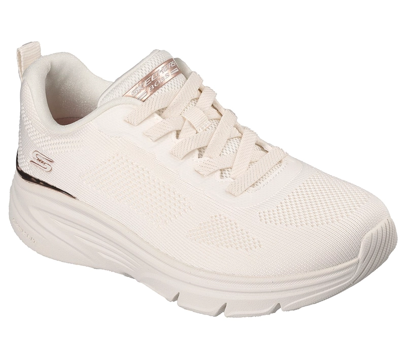 ZAPATILLAS SKECHERS MUJER SLIP-INS BOBS ARCH FIT BLANCO - 5