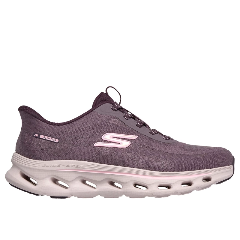 ZAPATILLAS SKECHERS MUJER SLIP-INS GO WALK GLIDE-STEP MORADO - 1