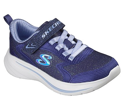 ZAPATILLAS SKECHERS NIÑA WAVE 92 AZUL - 4