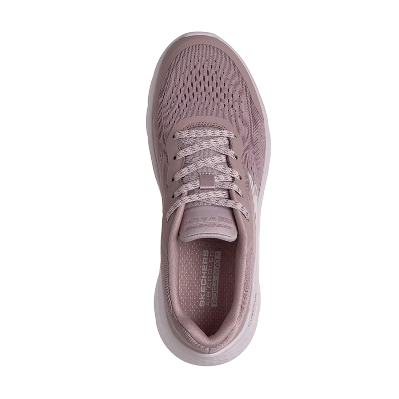 ZAPATILLAS SKECHERS MUJER GO WALK FLEX SERENITY MORADO - 2