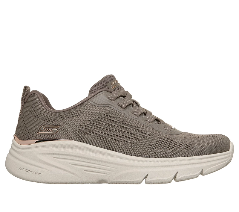 ZAPATILLAS SKECHERS MUJER SLIP-INS BOBS ARCH FIT ELEV8 BEIGE - 1