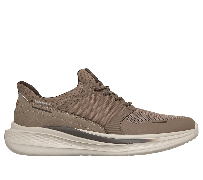 ZAPATILLAS SKECHERS HOMBRE SLIP-INS RELAXED FIT SLADE BEIGE - 1