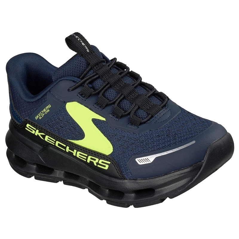 ZAPATILLAS SKECHERS NIÑO SLIP-INS GLIDE-STEP PLUS AZUL - 5