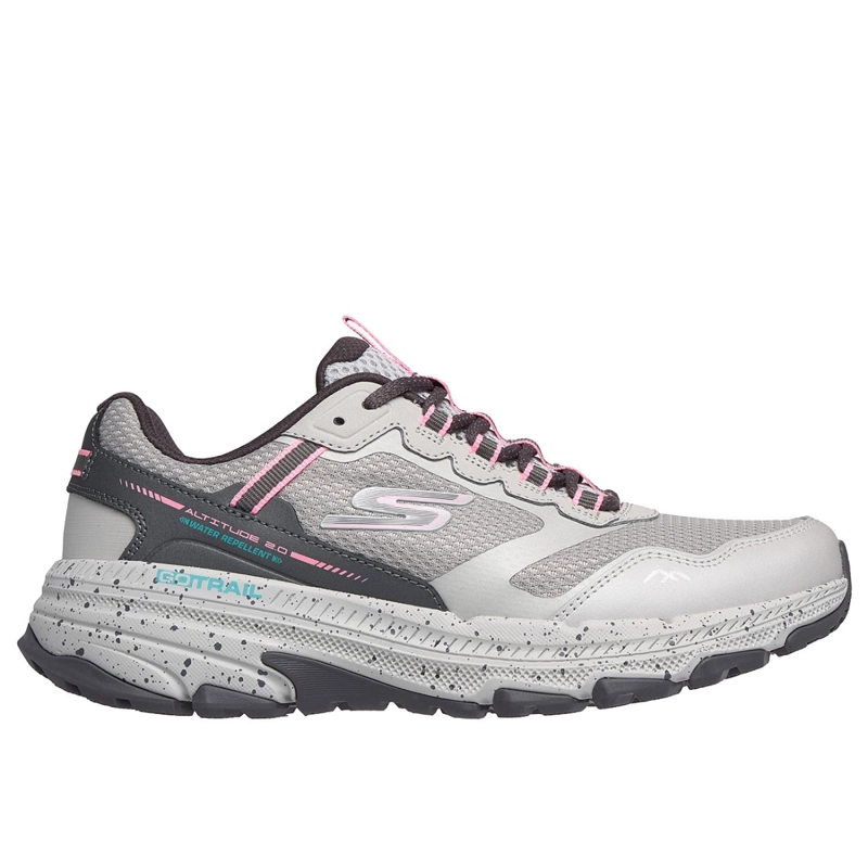 ZAPATILLAS SKECHERS MUJER SLIP-INS GO RUN TRAIL GRIS - 1