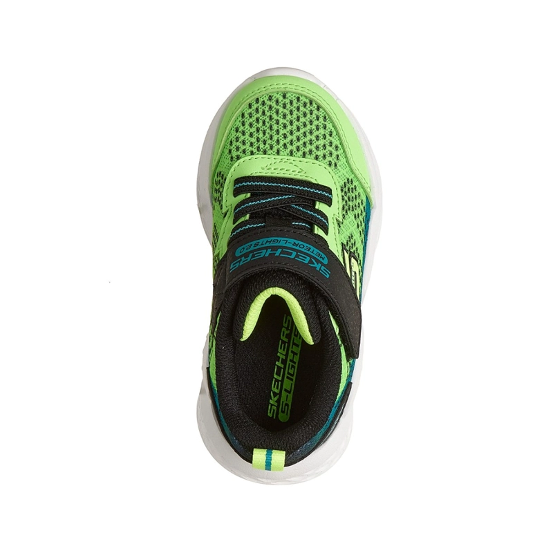 ZAPATILLAS SKECHERS NIÑO - S-LIGHTS METEOR-LIGHTS 2.0 VERDE - 2