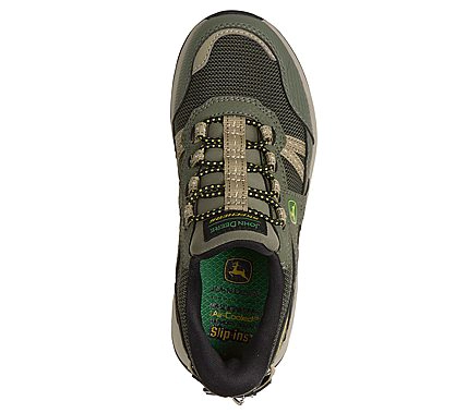 ZAPATILLAS SKECHERS NIÑO SLIP-INS JOHN DEERE STORM VERDE - 1