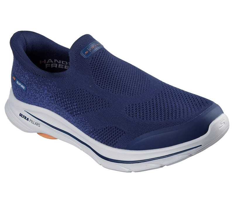 ZAPATILLAS SKECHERS HOMBRE SLIP-INS GO WALK 8 PELAYO AZUL - 5