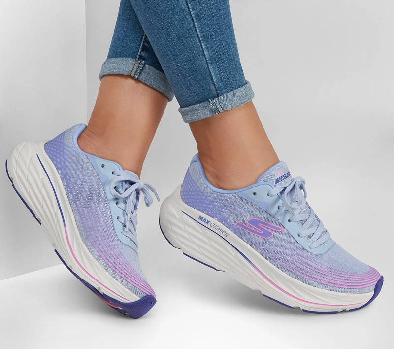 ZAPATOS SKECHERS MUJER SLIP-INS MAX ELITE 3 VALARES CELESTE - 2
