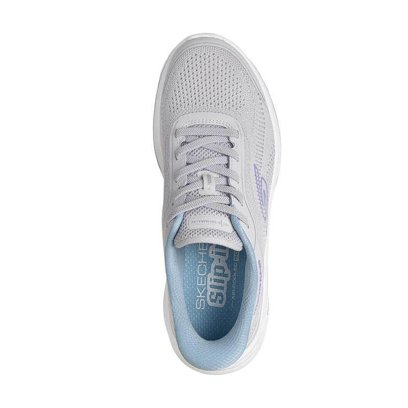 ZAPATILLAS SKECHERS MUJER SLIP-INS GO WALK 8 RYLEE GRIS - 2