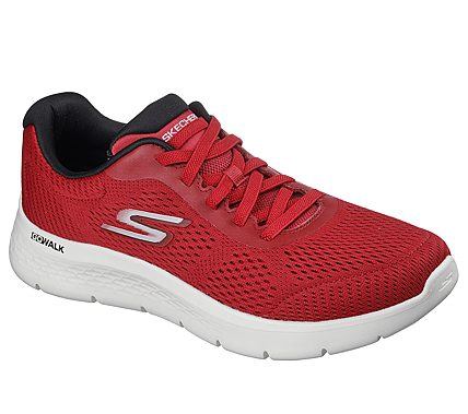 ZAPATILLAS SKECHERS HOMBRE GO WALK FLEX REMARK ROJO - 1
