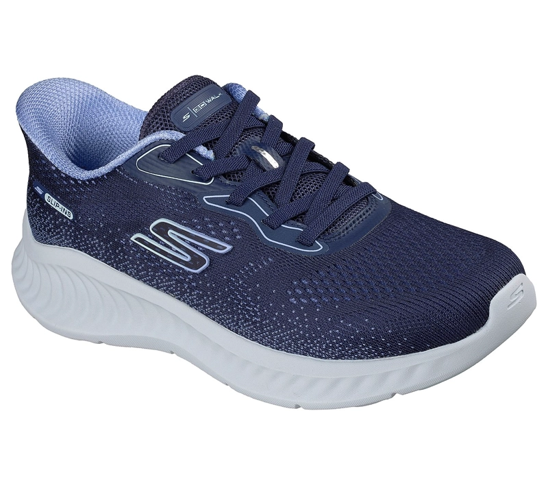 ZAPATILLAS SKECHERS MUJER SLIP-INS GO WALK NOW PARKER AZUL - 2