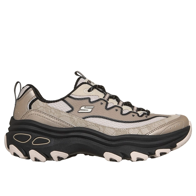 ZAPATILLAS SKECHERS MUJER DLITE MAX BEIGE - 1