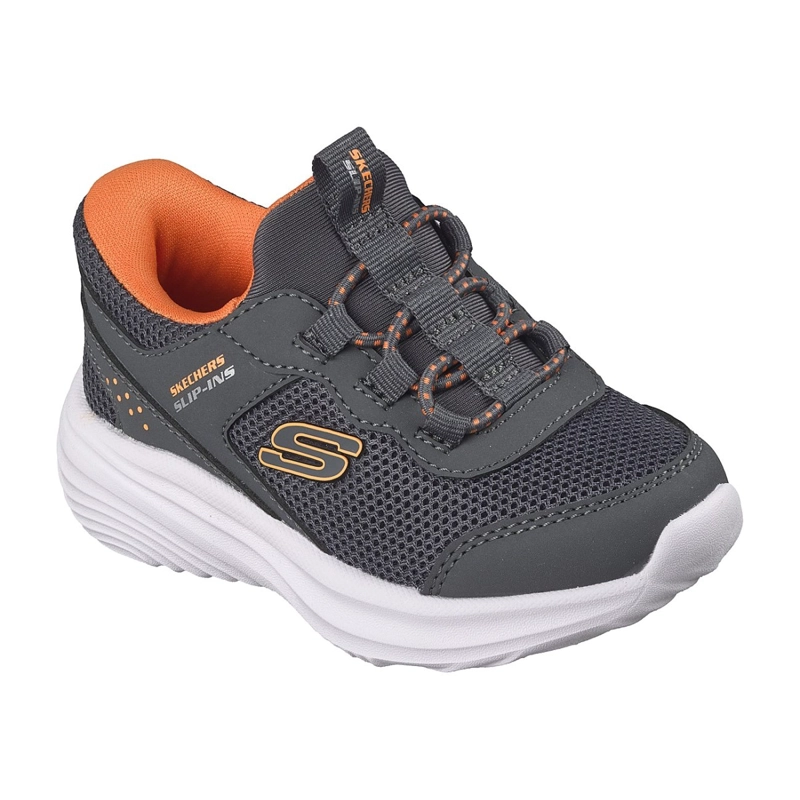 ZAPATILLAS SKECHERS NIÑO - SLIP-INS BOUNDER PRO GRIS - 5