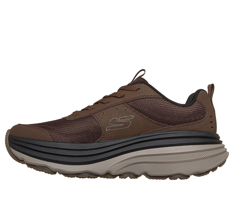 ZAPATILLAS SKECHERS HOMBRE SLIP-INS MAX CUSHIONING CAFE - 4