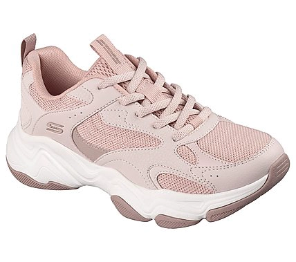 ZAPATILLAS SKECHERS MUJER BOBS SPORT DIEGO ROSADO - 4